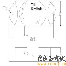 TWS211傾角開關(guān) TTL電平輸出